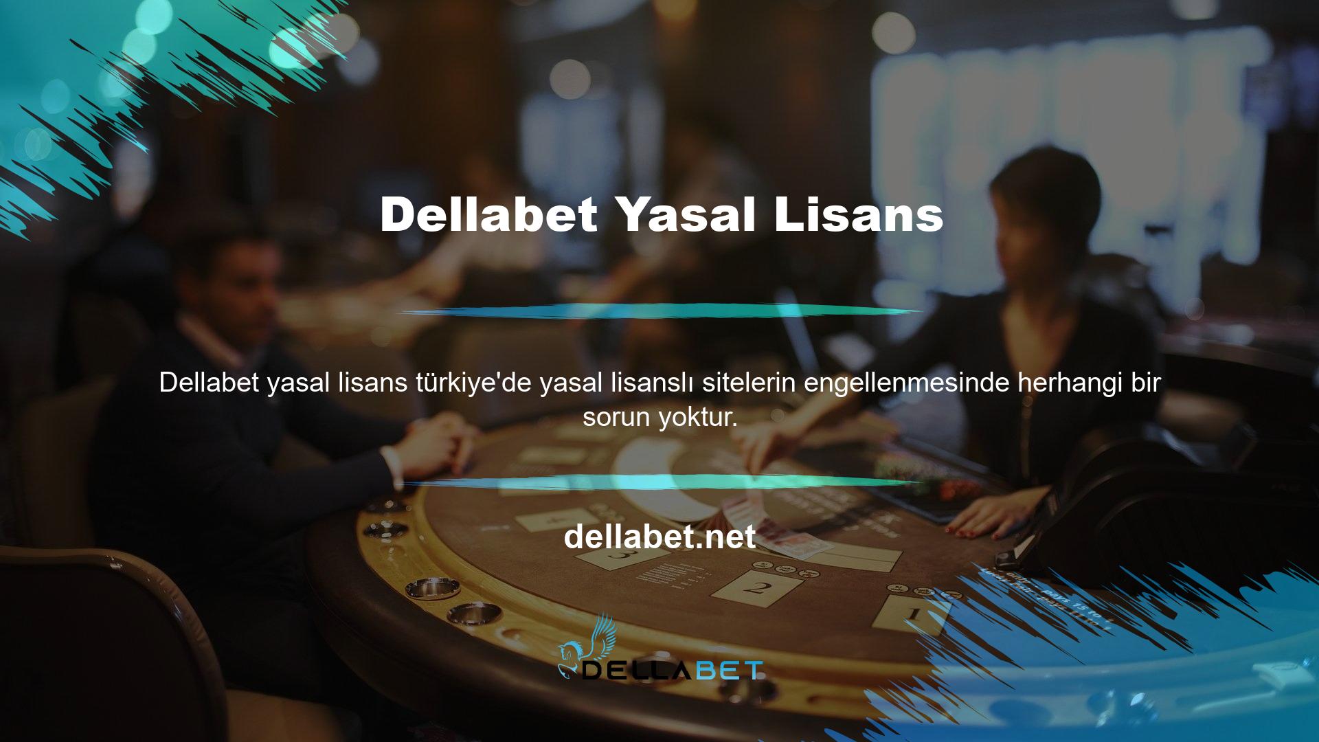Dellabet casino oyunları ancak bu erişim ölçümleri Türkiye sitesi için bir lisans değil, başka bir ülkeden alınmış bir lisans üzerinden yapılmıştır